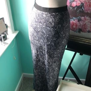 Brooks Brothers 100% Silk Full 42” Paisley Skirt 2
